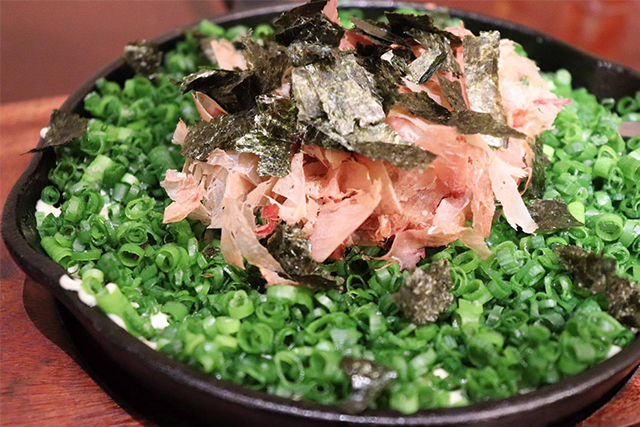 ネギまみれ山芋鉄板